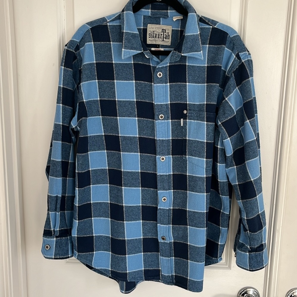 Levi’s Silver Tab Flannel Shirt Size Small